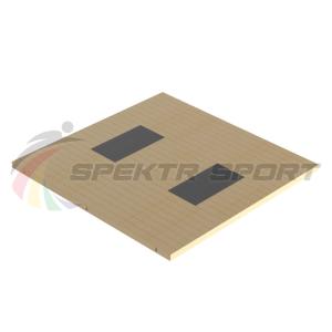 Купить Помост тяжелоатлетический 3х3х0,1м, рез. амортизаторы 1х0,5х0,04м в Оренбурге 