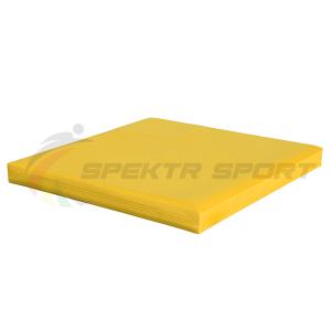 Купить Мат гимнастический 1х1х0,05 материал искожа, плотность 18 кг/м3 в Оренбурге 