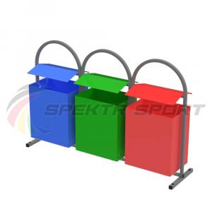 Купить Урна трехсекционная 1200х300х800 в Оренбурге 