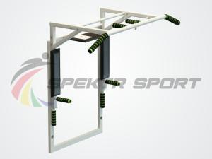 Купить Турник 3 в 1 на раме Оптимус разборный цв. белый в Оренбурге 